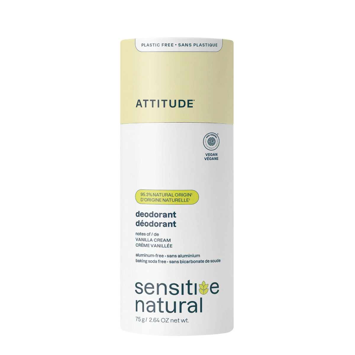 Deodorant - Stick Sensitive Skin Vanilla Cream-2.64 OZ