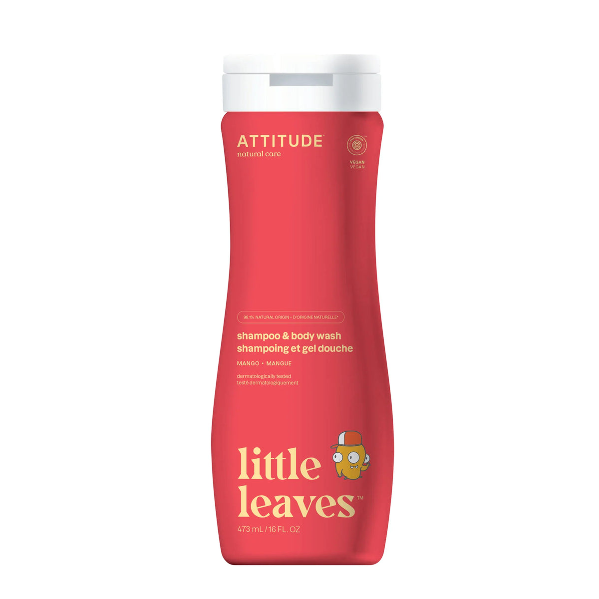 2-in-1 Kids Shampoo & Body Wash Mango-16 FL. OZ.